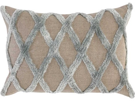 Villa by Classic Home Evangeline Natural Throw Pillow