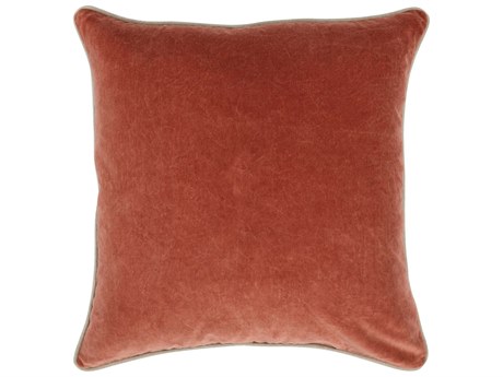 Villa by Classic Home Harriet Terra Cotta Throw Pillow