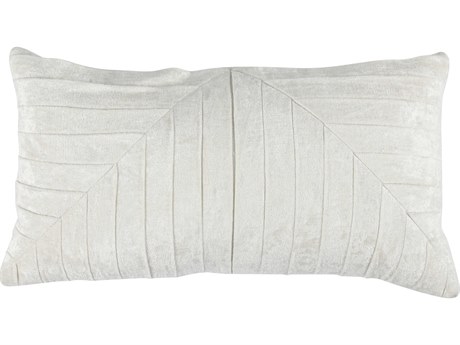 Villa by Classic Home Laurant Ivory Throw Pillow
