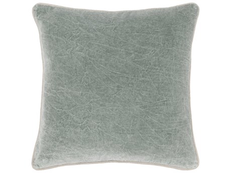 Villa by Classic Home Heirloom Bay Green Throw Pillow