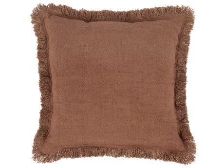 Villa by Classic Home Agatha Chestnut Throw Pillow