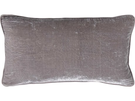 Villa by Classic Home Lexington Gray Throw Pillow
