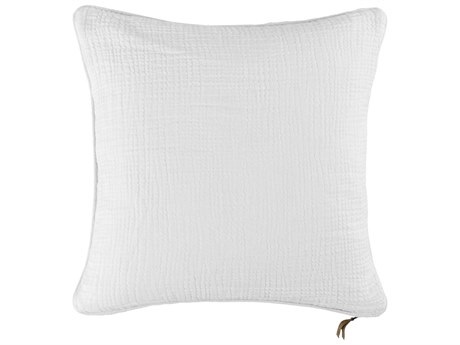 Villa by Classic Home Cardiff White Throw Pillow