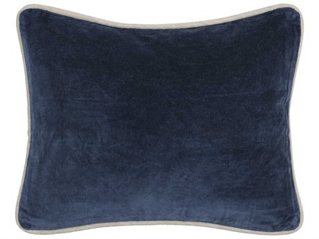 Villa by Classic Home Heirloom Navy Throw Pillow
