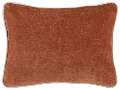 Villa by Classic Home Harriet Terra Cotta Throw Pillow