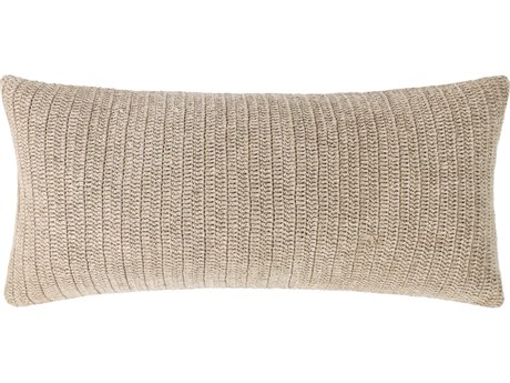 Villa by Classic Home Nakeya Beige Throw Pillow