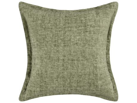Villa by Classic Home Amy Cedar Green Throw Pillow