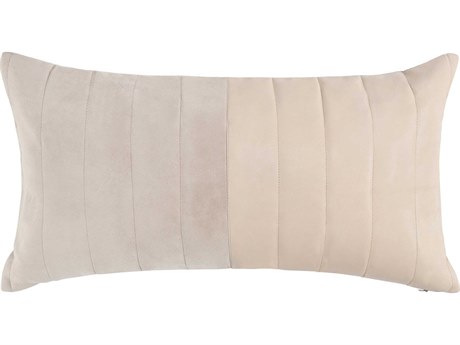 Villa by Classic Home Tilston Nude Beige Throw Pillow