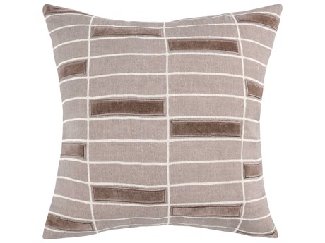 Villa by Classic Home Breccia Taupe Throw Pillow