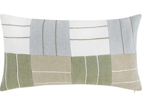Villa by Classic Home Niya Wheat Green Throw Pillow