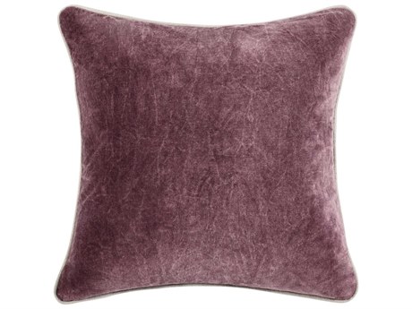 Villa by Classic Home Harriet Sangria Red Throw Pillow