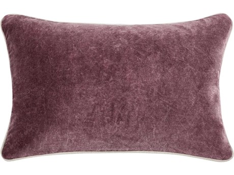 Villa by Classic Home Harriet Sangria Red Throw Pillow