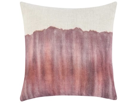 Villa by Classic Home Cora Sangria Red Throw Pillow