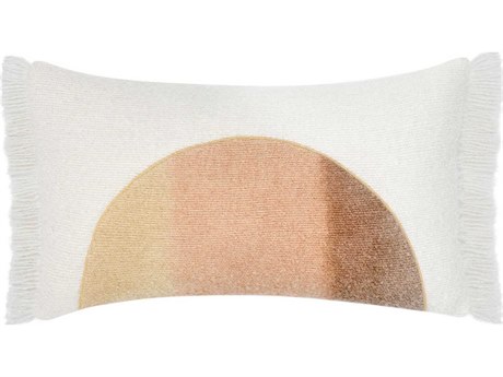 Villa by Classic Home Rahun Ivory Throw Pillow