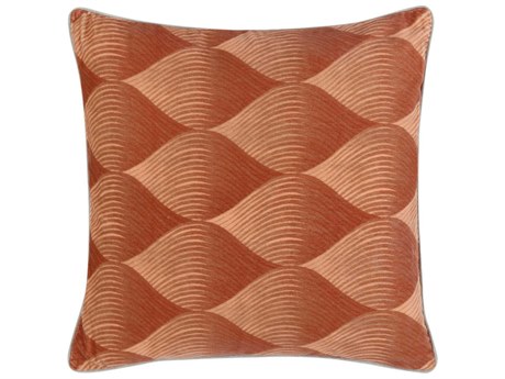 Villa by Classic Home Scala Brown Throw Pillow