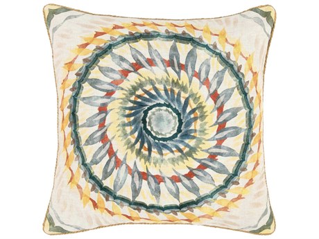 Villa by Classic Home Mesta Multi-Color Throw Pillow