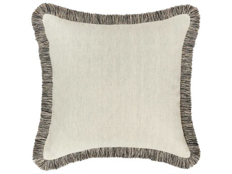 Villa by Classic Home Nola Ivory Throw Pillow