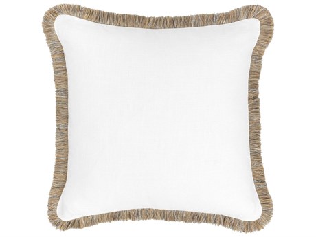 Villa by Classic Home Cara Ivory Throw Pillow