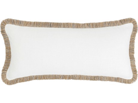 Villa by Classic Home Cara Ivory Throw Pillow