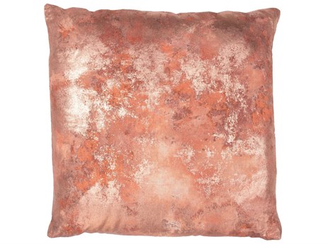 Villa by Classic Home Equilibrium Rose Gold Throw Pillow