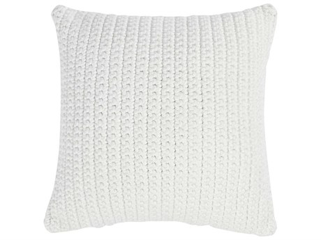 Villa by Classic Home Prism White Throw Pillow