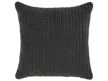 Villa by Classic Home Prism Dark Gray Throw Pillow