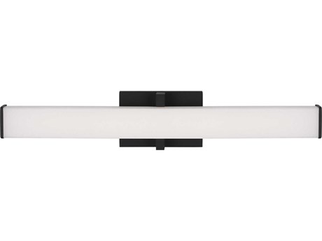 Visual Comfort Modern Ellis 1-Light Nightshade Black Vanity Light