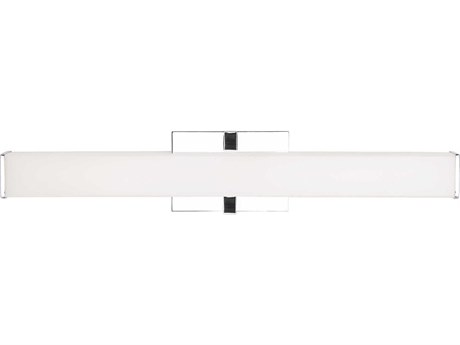 Visual Comfort Modern Ellis 1-Light Chrome Vanity Light