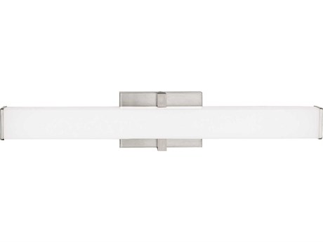Visual Comfort Modern Ellis 1-Light Satin Nickel Vanity Light
