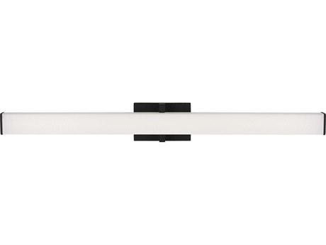 Visual Comfort Modern Ellis 1-Light Nightshade Black Vanity Light