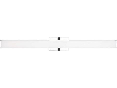 Visual Comfort Modern Ellis 1-Light Chrome Vanity Light