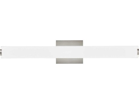 Visual Comfort Modern Finn 1-Light Satin Nickel Vanity Light
