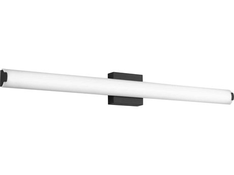 Visual Comfort Modern Finn 1-Light Nightshade Black Vanity Light