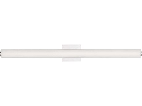 Visual Comfort Modern Finn 1-Light Satin Nickel Vanity Light