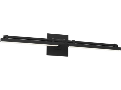Visual Comfort Modern Kal 1-Light Nightshade Black Vanity Light
