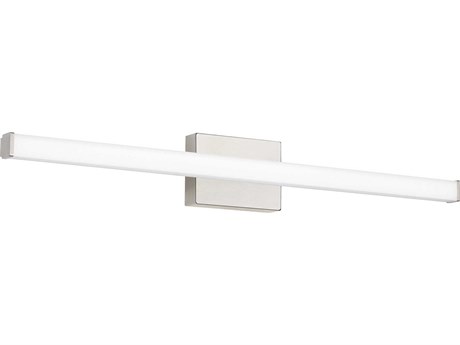 Visual Comfort Modern Lufe 1-Light Satin Nickel Vanity Light