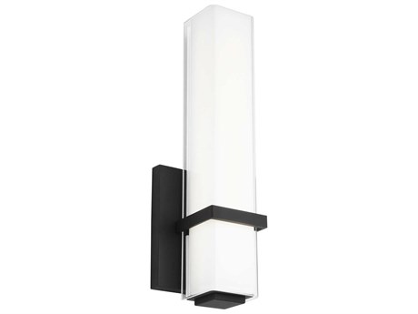 Visual Comfort Modern Milan 1-Light Nightshade Black Wall Sconce