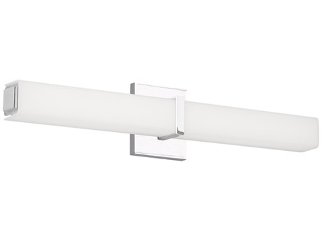 Visual Comfort Modern Milan 1-Light Chrome Vanity Light