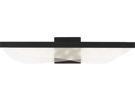 Visual Comfort Modern Nyra 1-Light Nightshade Black Vanity Light