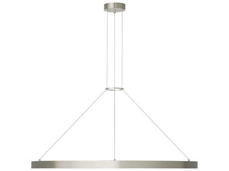 Visual Comfort Modern Bodiam 1-Light Satin Nickel Round Pendant