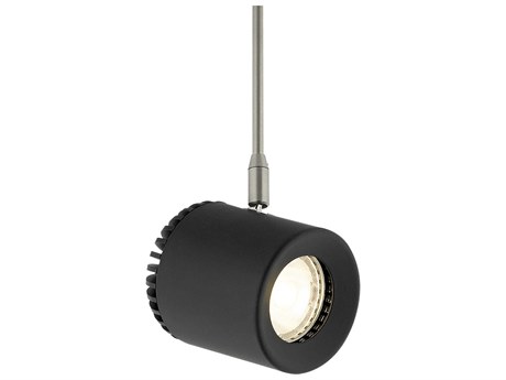 Visual Comfort Modern Burk 1-Light Black Round Spot Light