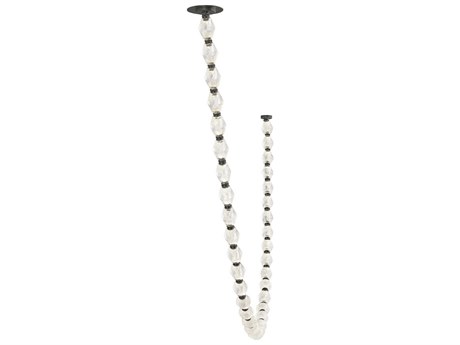 Visual Comfort Modern Collier 1-Light Dark Bronze Linear Chandelier