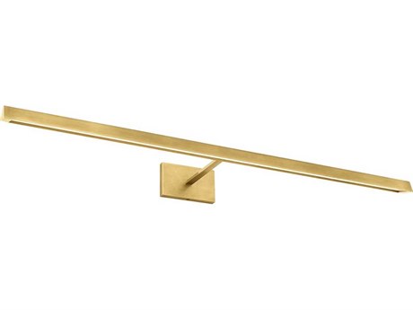 Visual Comfort Modern Dessau 1-Light Natural Brass Picture Light