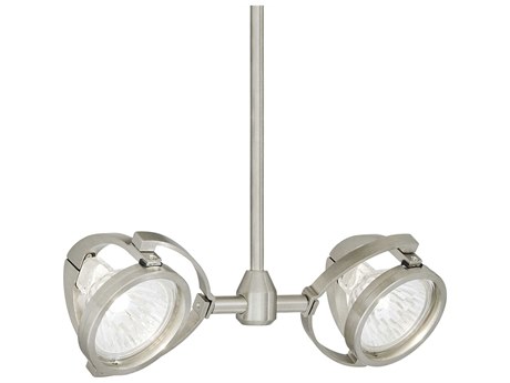 Visual Comfort Modern Elton 2-Light Satin Nickel Spot Light
