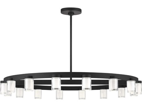 Visual Comfort Modern Esfera 16-Light Nightshade Black Chandelier