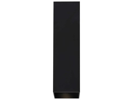 Visual Comfort Modern Exo 1-Light Matte Black Flush Mount