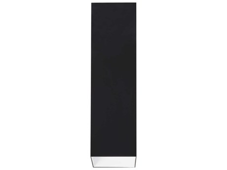 Visual Comfort Modern Exo 1-Light Matte Black White Flush Mount