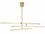 Visual Comfort Modern Klee 56" Wide 3-Light Polished Nickel Linear Chandelier  VCM700KLE6NLED930