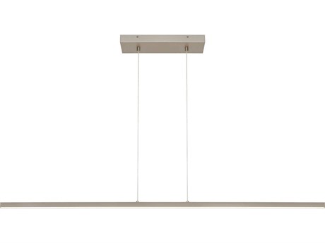 Visual Comfort Modern Essence 1-Light Satin Nickel Linear Island Pendant