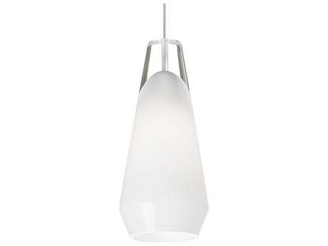 Visual Comfort Modern Lustra 1-Light White Mini Pendant